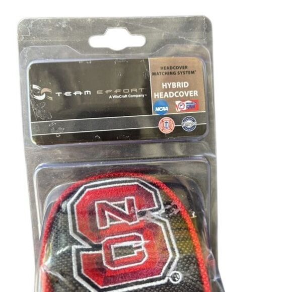 NC North Carolina State Wolfpack Hybrid Golf Club Head Cover *New* - Picture 2 of 11